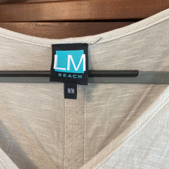 Vibrant Trina Turk bikini top, embroidered detailing, upper tassel tie & coverup - Picture 6 of 8